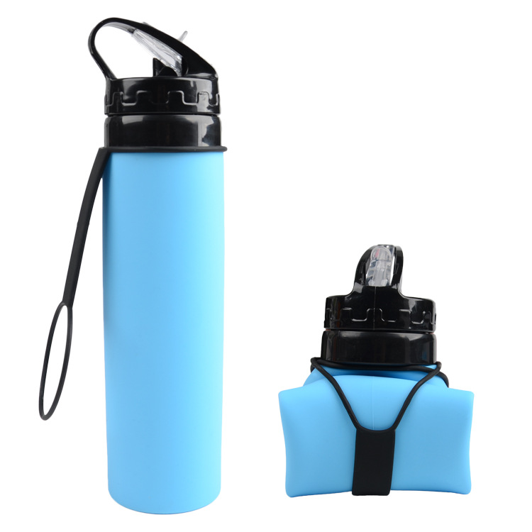 Promotional Collapsible Water Bottle – Blue