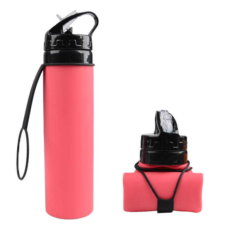 Promotional Collapsible Water Bottle – Pink