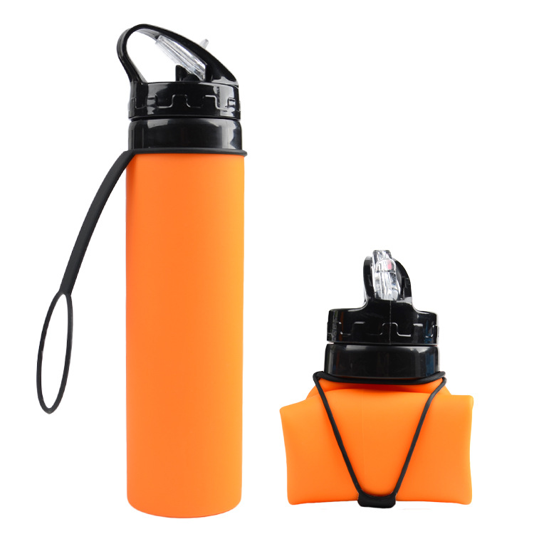 Promotional Collapsible Water Bottle – Orange