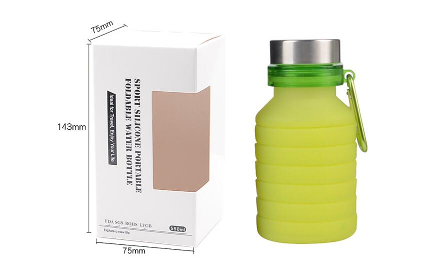 Green Foldable Water Bottle